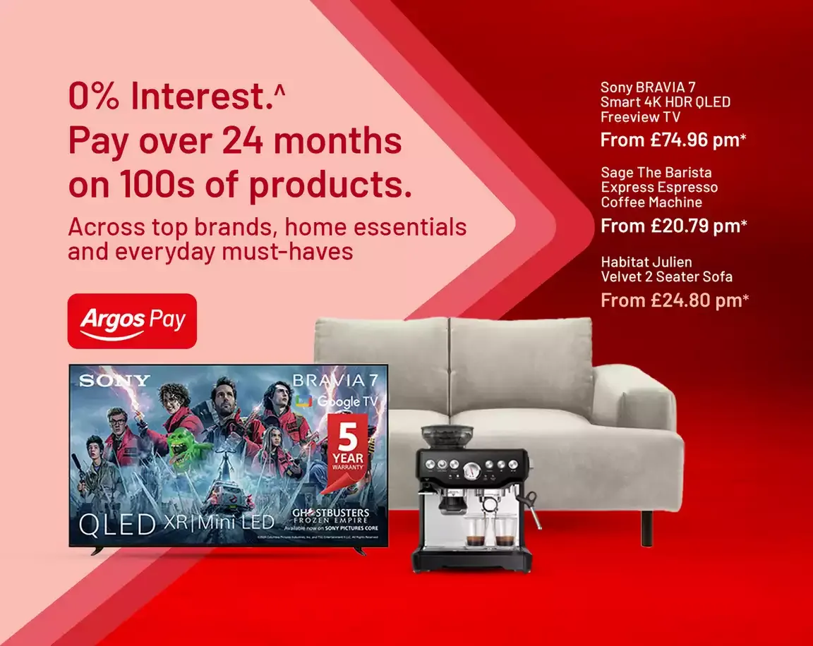 0% Interest. Pay over 24 months
