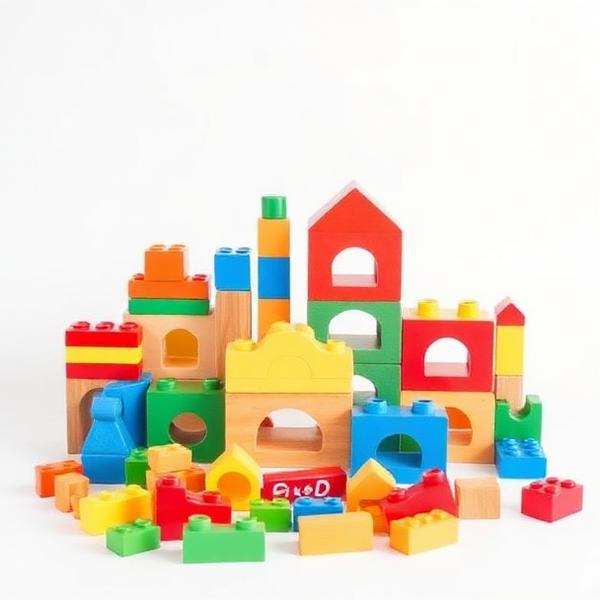 BlockTown Wooden Builder Set